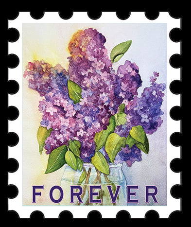 12 Floral Stamp-Style Stickers | Vintage Floral Mail Stickers | 4x6 Sticker Sheet Set